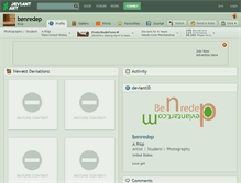 Tablet Screenshot of benredep.deviantart.com