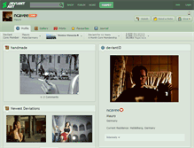 Tablet Screenshot of ncavee.deviantart.com