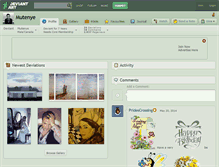 Tablet Screenshot of mutenye.deviantart.com