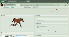 Desktop Screenshot of darktwistedfortunes.deviantart.com