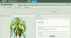 Desktop Screenshot of angelic-dragon.deviantart.com