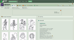Desktop Screenshot of nightshane.deviantart.com