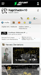 Mobile Screenshot of kageshadow10.deviantart.com