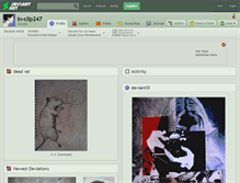 Tablet Screenshot of in-clip247.deviantart.com