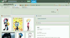 Desktop Screenshot of anime-xtreme101.deviantart.com