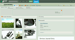 Desktop Screenshot of anna-montana.deviantart.com