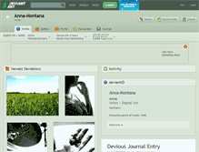 Tablet Screenshot of anna-montana.deviantart.com