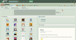 Desktop Screenshot of coffeeplz.deviantart.com