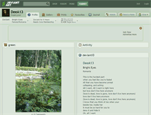 Tablet Screenshot of deea13.deviantart.com