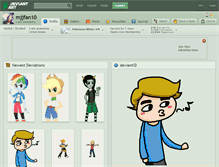 Tablet Screenshot of mjjfan10.deviantart.com