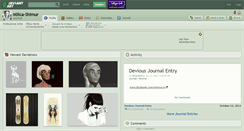 Desktop Screenshot of milica-shimur.deviantart.com