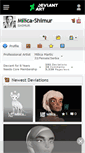 Mobile Screenshot of milica-shimur.deviantart.com