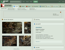 Tablet Screenshot of emonteon.deviantart.com