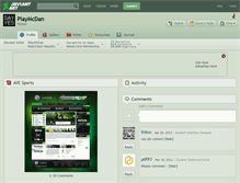 Tablet Screenshot of playmcdan.deviantart.com