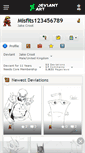 Mobile Screenshot of misfits123456789.deviantart.com