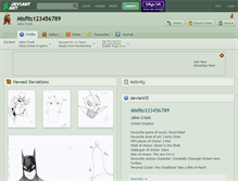 Tablet Screenshot of misfits123456789.deviantart.com