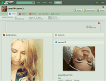 Tablet Screenshot of peas-n-carrots.deviantart.com