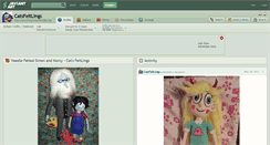Desktop Screenshot of catsfeltlings.deviantart.com