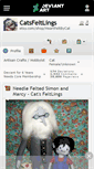 Mobile Screenshot of catsfeltlings.deviantart.com