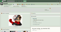 Desktop Screenshot of playerkill.deviantart.com