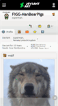 Mobile Screenshot of figg-manbearpigs.deviantart.com