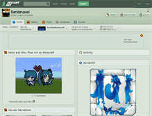 Tablet Screenshot of darkbrussel.deviantart.com