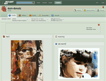 Tablet Screenshot of dum-donutz.deviantart.com