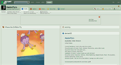 Desktop Screenshot of masterpyro.deviantart.com