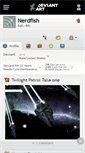 Mobile Screenshot of nerdfish.deviantart.com
