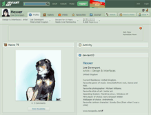 Tablet Screenshot of hexxer.deviantart.com