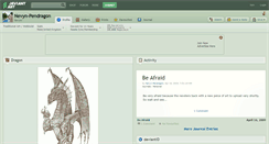 Desktop Screenshot of nevyn-pendragon.deviantart.com