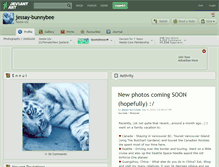 Tablet Screenshot of jessay-bunnybee.deviantart.com