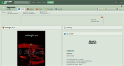 Desktop Screenshot of kagome6.deviantart.com