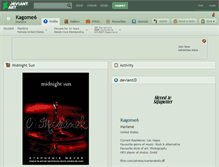 Tablet Screenshot of kagome6.deviantart.com