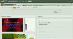 Desktop Screenshot of cryptic-metaphor292.deviantart.com