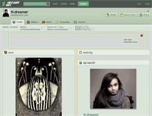 Tablet Screenshot of n-dreamer.deviantart.com