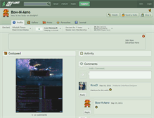 Tablet Screenshot of bow-n-aero.deviantart.com