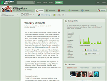 Tablet Screenshot of killjoy-kids.deviantart.com