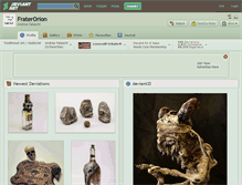 Tablet Screenshot of fraterorion.deviantart.com
