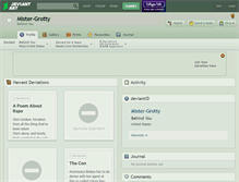 Tablet Screenshot of mister-grotty.deviantart.com