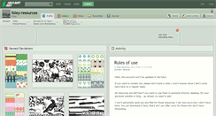 Desktop Screenshot of foley-resources.deviantart.com