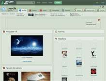 Tablet Screenshot of parodik.deviantart.com