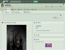 Tablet Screenshot of griffsgirl.deviantart.com
