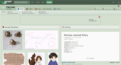 Desktop Screenshot of fairysaki.deviantart.com