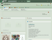 Tablet Screenshot of hotrodcano.deviantart.com
