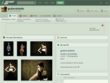 Tablet Screenshot of gustavotoledo.deviantart.com