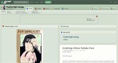 Desktop Screenshot of featherlight-manga.deviantart.com