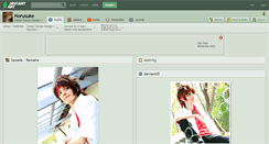 Desktop Screenshot of horusuke.deviantart.com