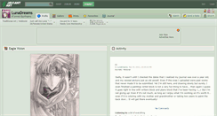 Desktop Screenshot of lunadreams.deviantart.com