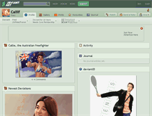 Tablet Screenshot of callilf.deviantart.com